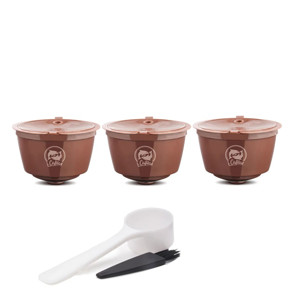 icafilas Reusable Capsules For Nescafe Dolce Gusto Coffee Filters Cup Refillable Dolci Gusto Baskets