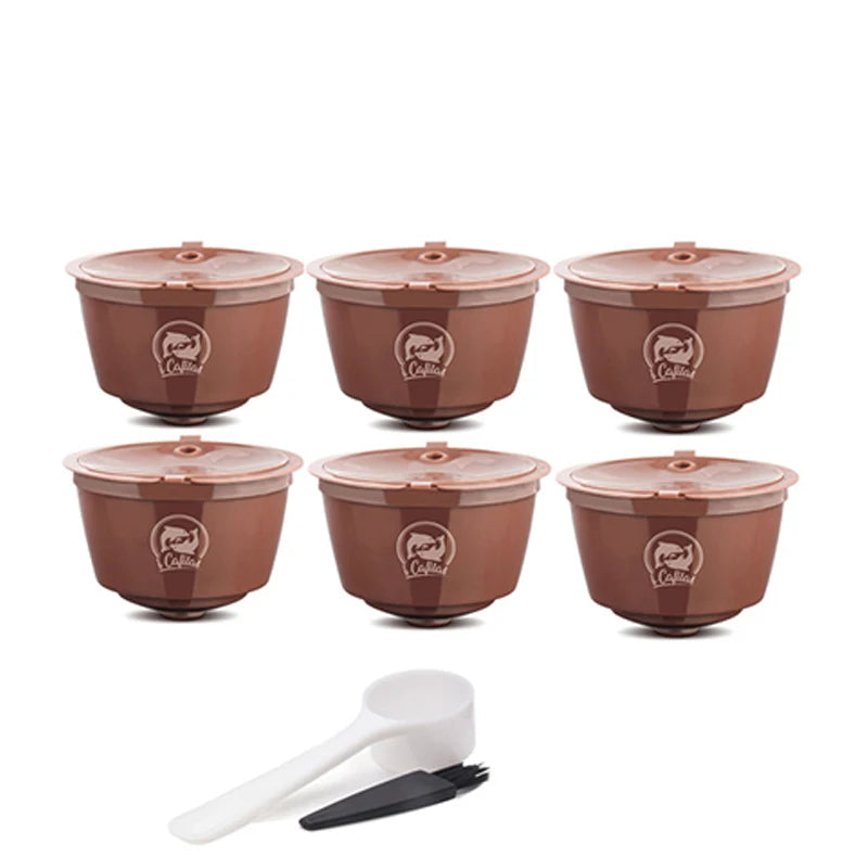 icafilas Reusable Capsules For Nescafe Dolce Gusto Coffee Filters Cup Refillable Dolci Gusto Baskets