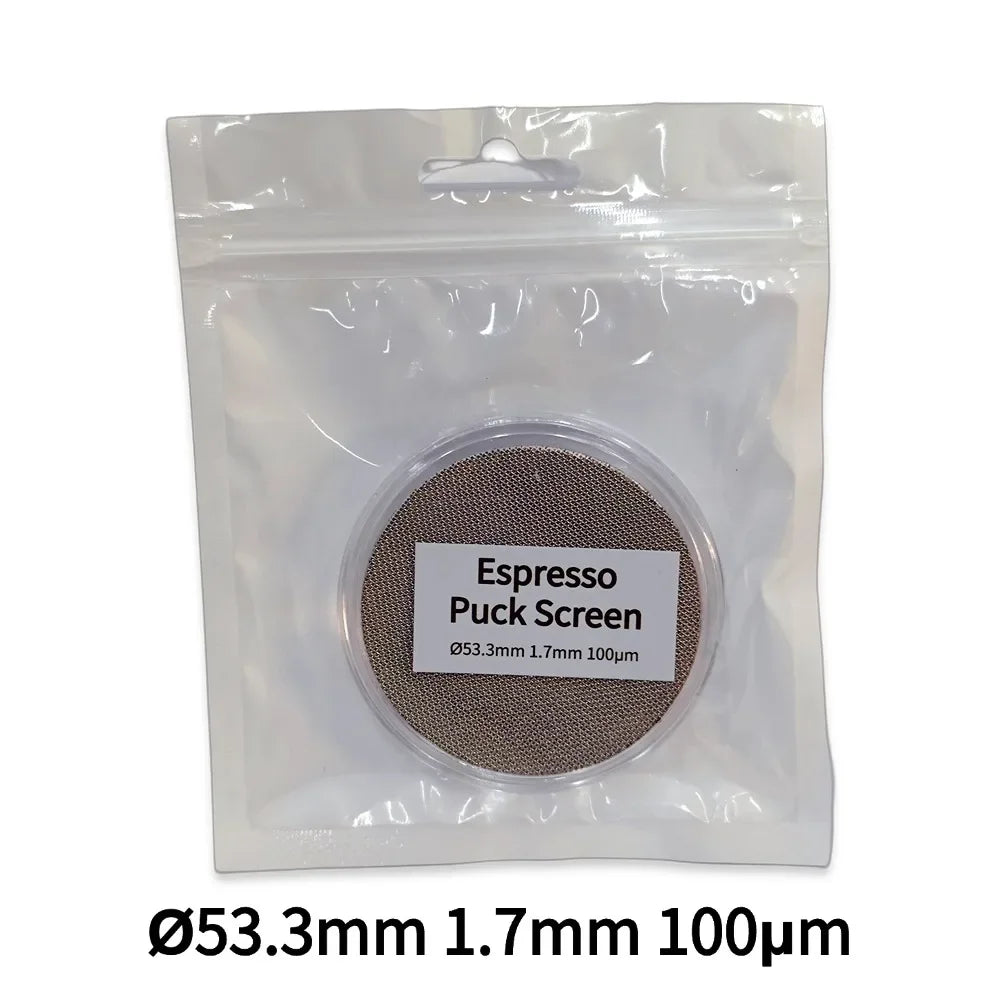 Punana Espresso Puck Screen Food-grade 316 Stainless Steel Espresso Filter Professional Barista Coffee Filter Mesh 51/53.3/58mm