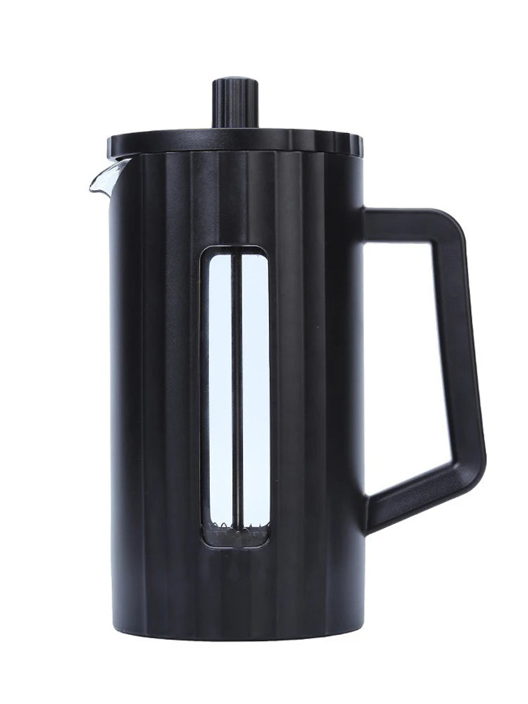 1000ML/ 600ML French Press Coffee Maker High Borosilicate Glass House Coffee Brewer Milk Foam Frother Barista Tea Maker