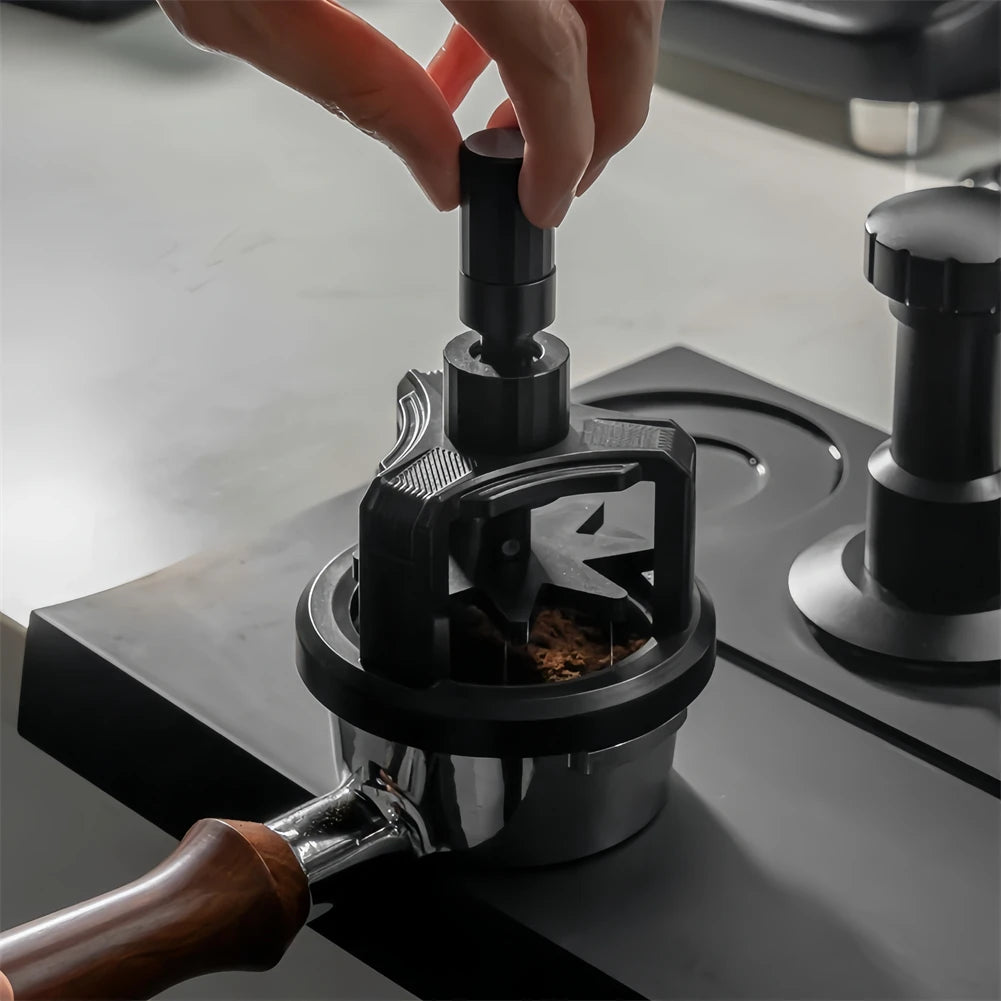 51mm 53mm 58mm Espresso Stirrer Adjustable Height Magnetic 10 Pin Espresso Stirrer Magnetic Dispenser Coffee Machine Accessories