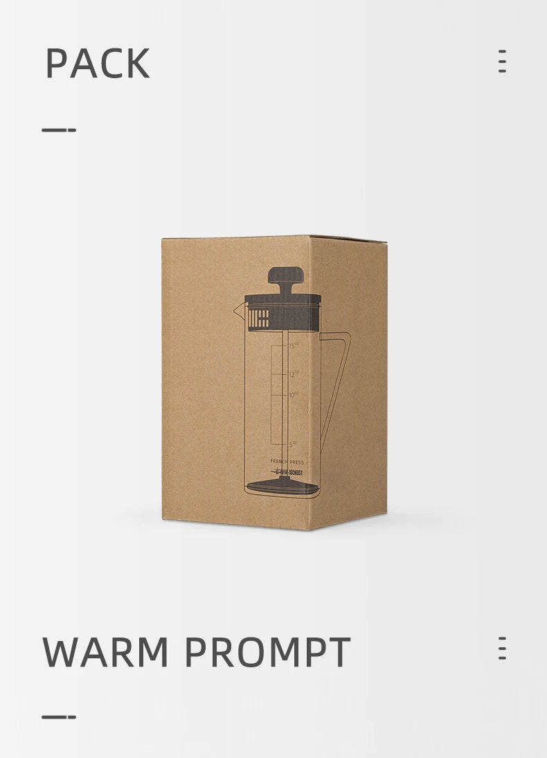 Cardboard box with a black device on a white background