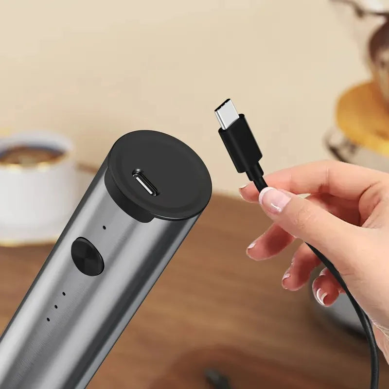 Wireless Electric Mini Milk Frother Coffee Whisk Portable Egg Beater Blender Kitchen Cooking Stirrer Cappuccino Coffee Maker
