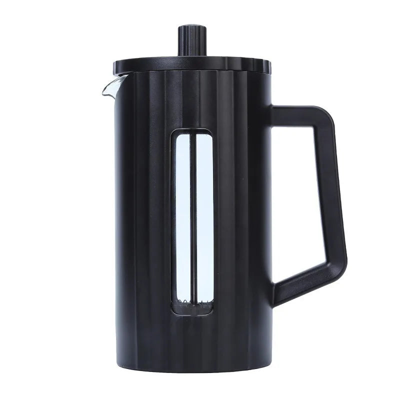 1000ML/ 600ML French Press Coffee Maker High Borosilicate Glass House Coffee Brewer Milk Foam Frother Barista Tea Maker