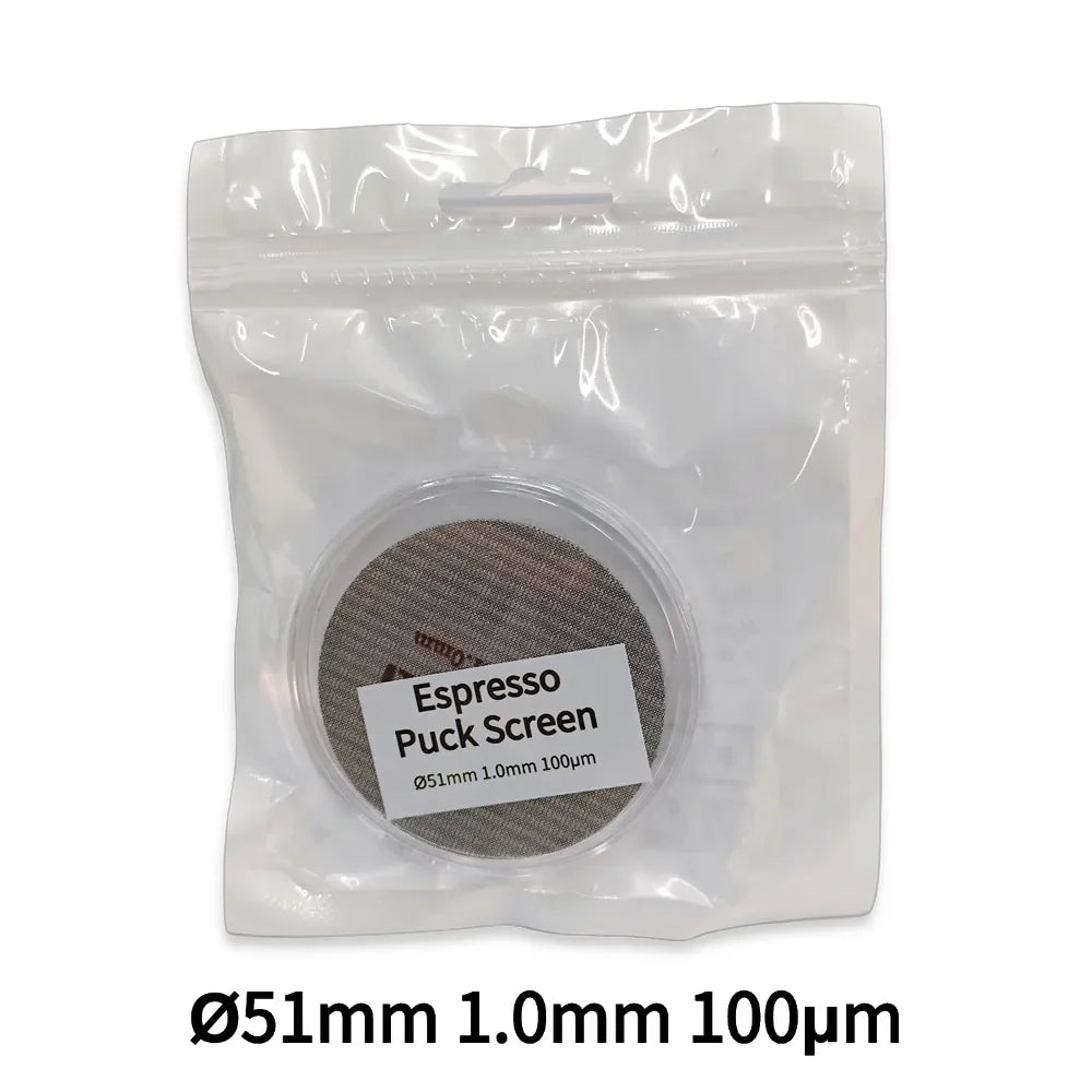 Punana Espresso Puck Screen Food-grade 316 Stainless Steel Espresso Filter Professional Barista Coffee Filter Mesh 51/53.3/58mm