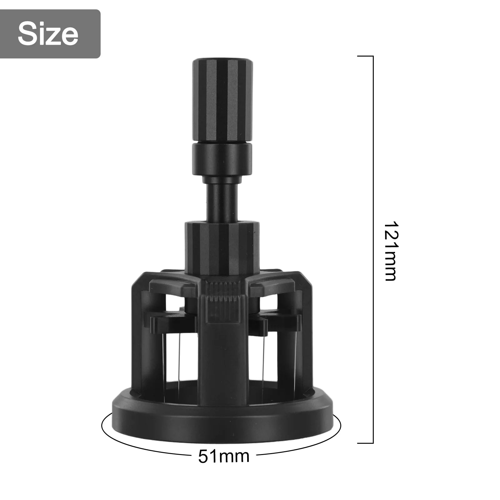 51mm 53mm 58mm Espresso Stirrer Adjustable Height Magnetic 10 Pin Espresso Stirrer Magnetic Dispenser Coffee Machine Accessories