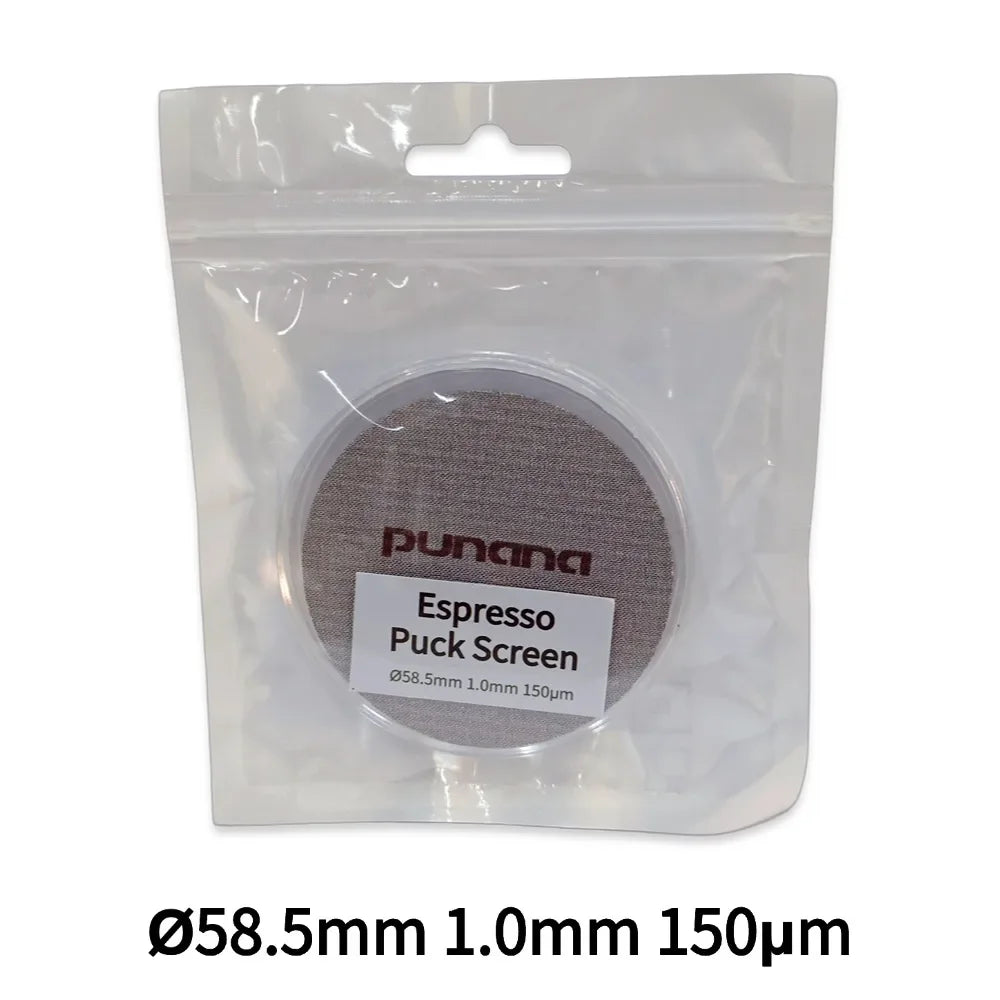 Punana Espresso Puck Screen Food-grade 316 Stainless Steel Espresso Filter Professional Barista Coffee Filter Mesh 51/53.3/58mm