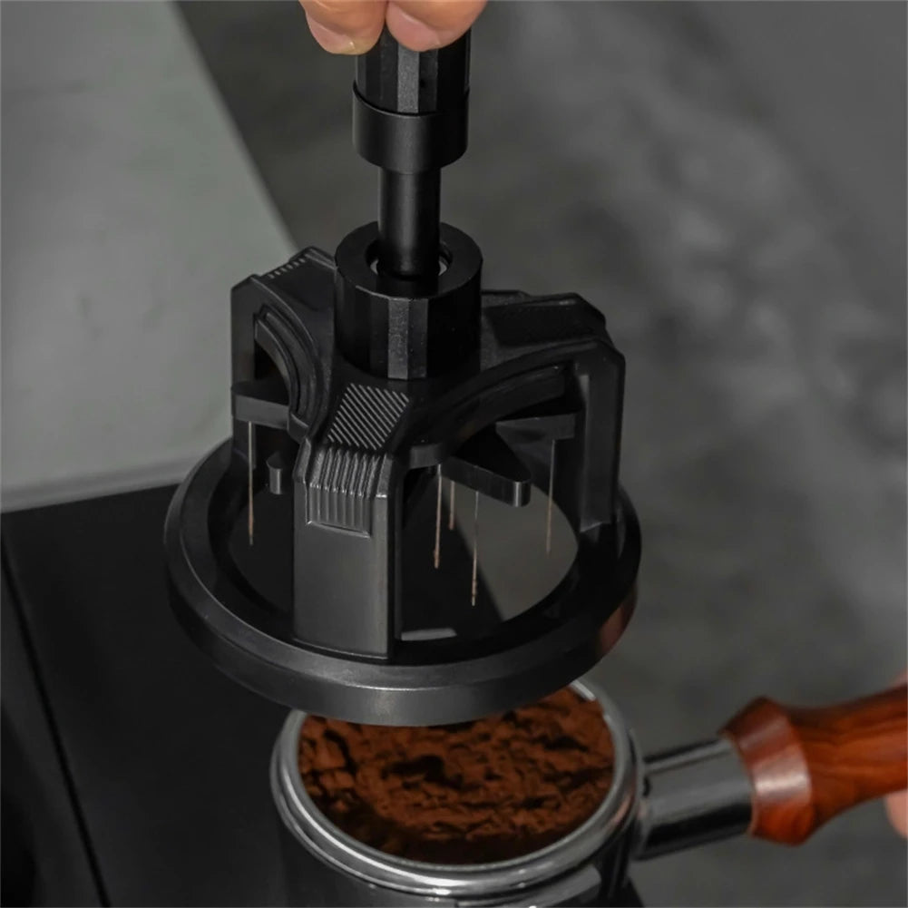 51mm 53mm 58mm Espresso Stirrer Adjustable Height Magnetic 10 Pin Espresso Stirrer Magnetic Dispenser Coffee Machine Accessories