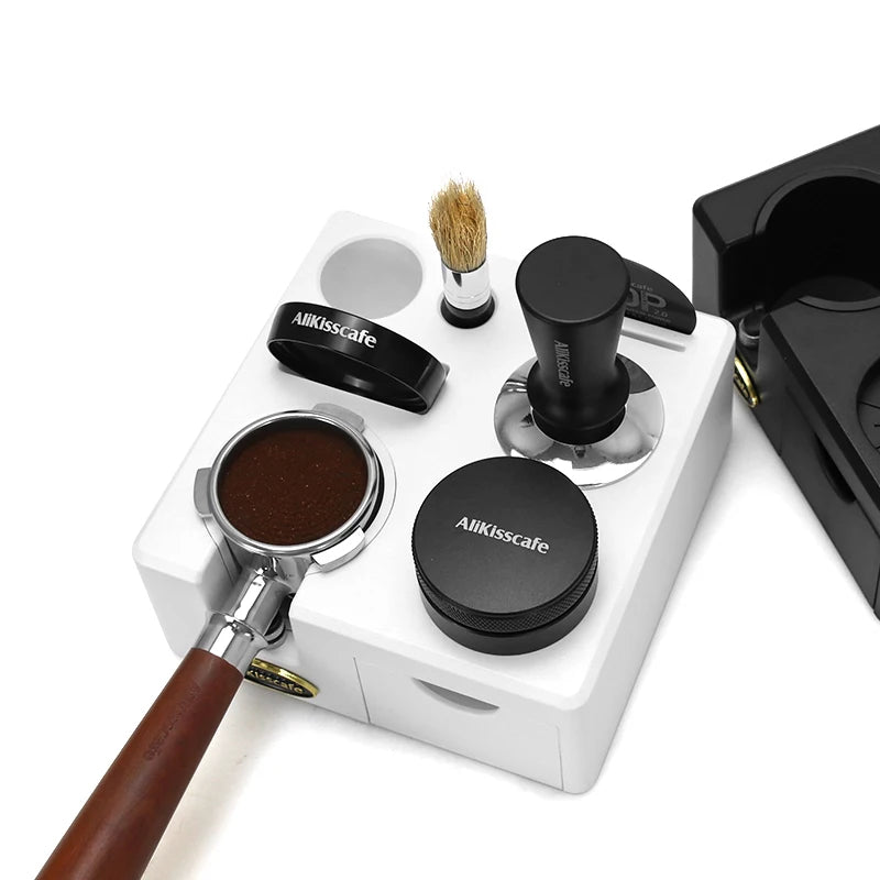 Coffee Tamping Station 51mm 54mm 58mm Portafialter Holder Stand Mat For Delonghi Breville E61 Espresso Accessories Barista Tools