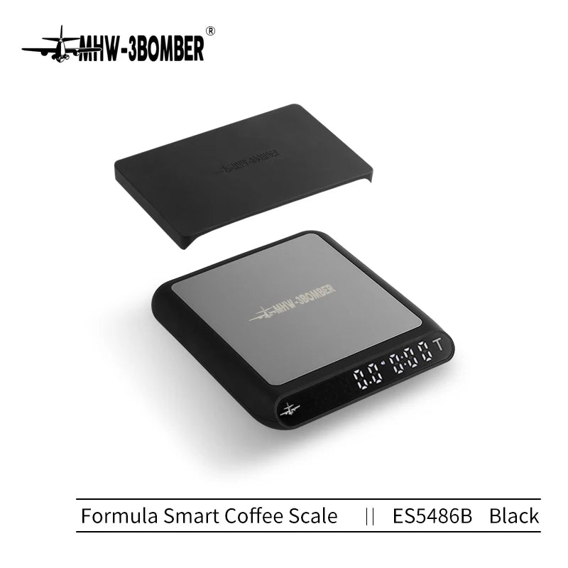 MHW-3BOMBER Smart Drip Espresso Coffee Scale with Auto Timer USB Charging Kitchen Electronic Scale Cafe Home Barista Accessories