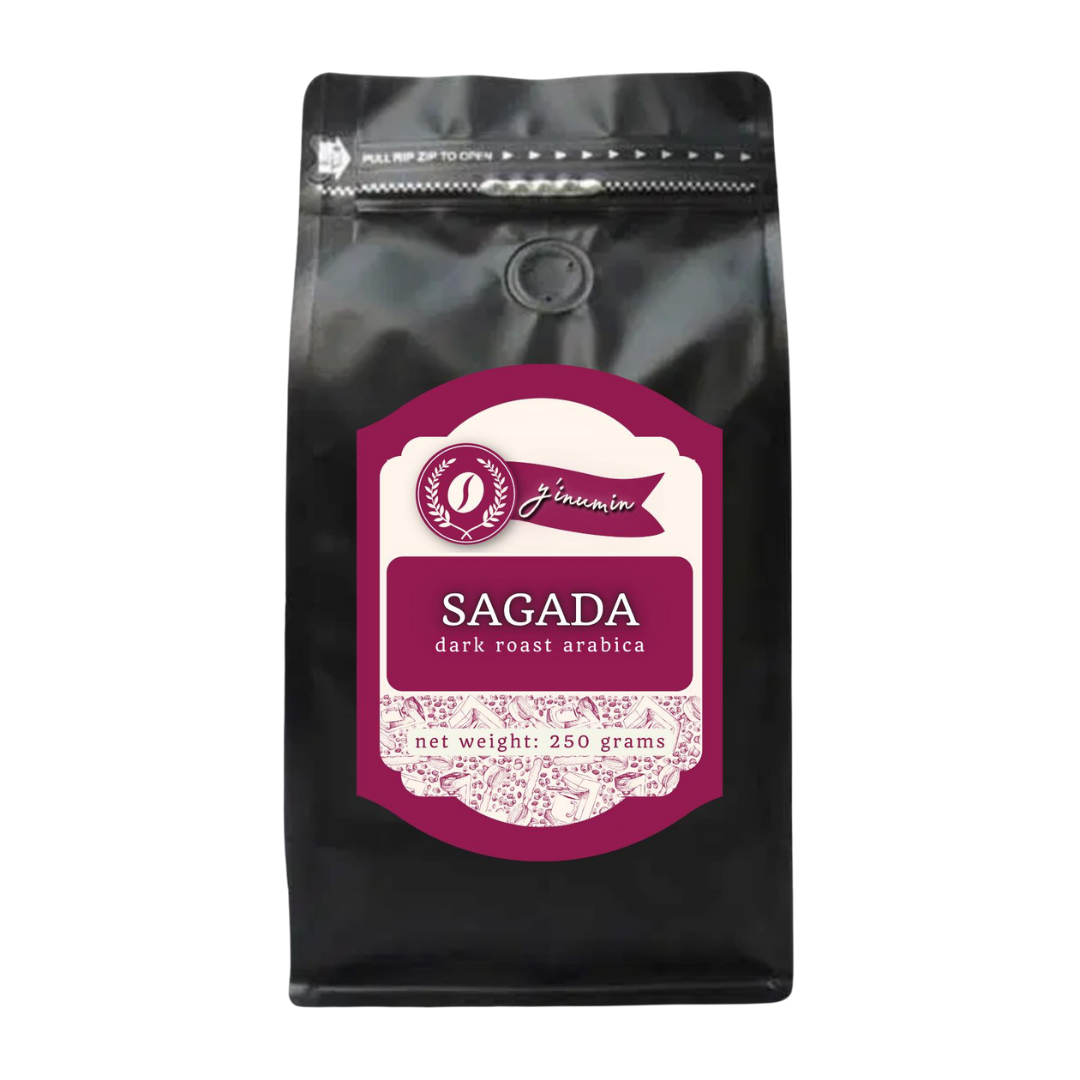 Premium Sagada Arabica coffee beans in minimalist YINUMIN packaging – fresh, local, and made for your perfect morning brew