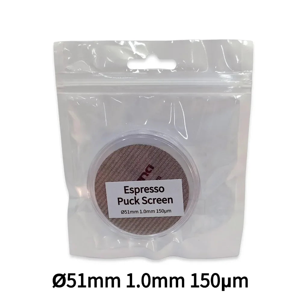 Punana Espresso Puck Screen Food-grade 316 Stainless Steel Espresso Filter Professional Barista Coffee Filter Mesh 51/53.3/58mm