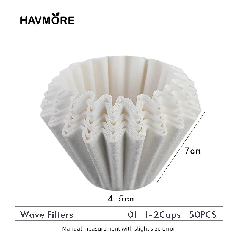 Heat-resistant  Coffee Dripper 1-2Cups Crystal Eye Pour Over Coffee Dripper