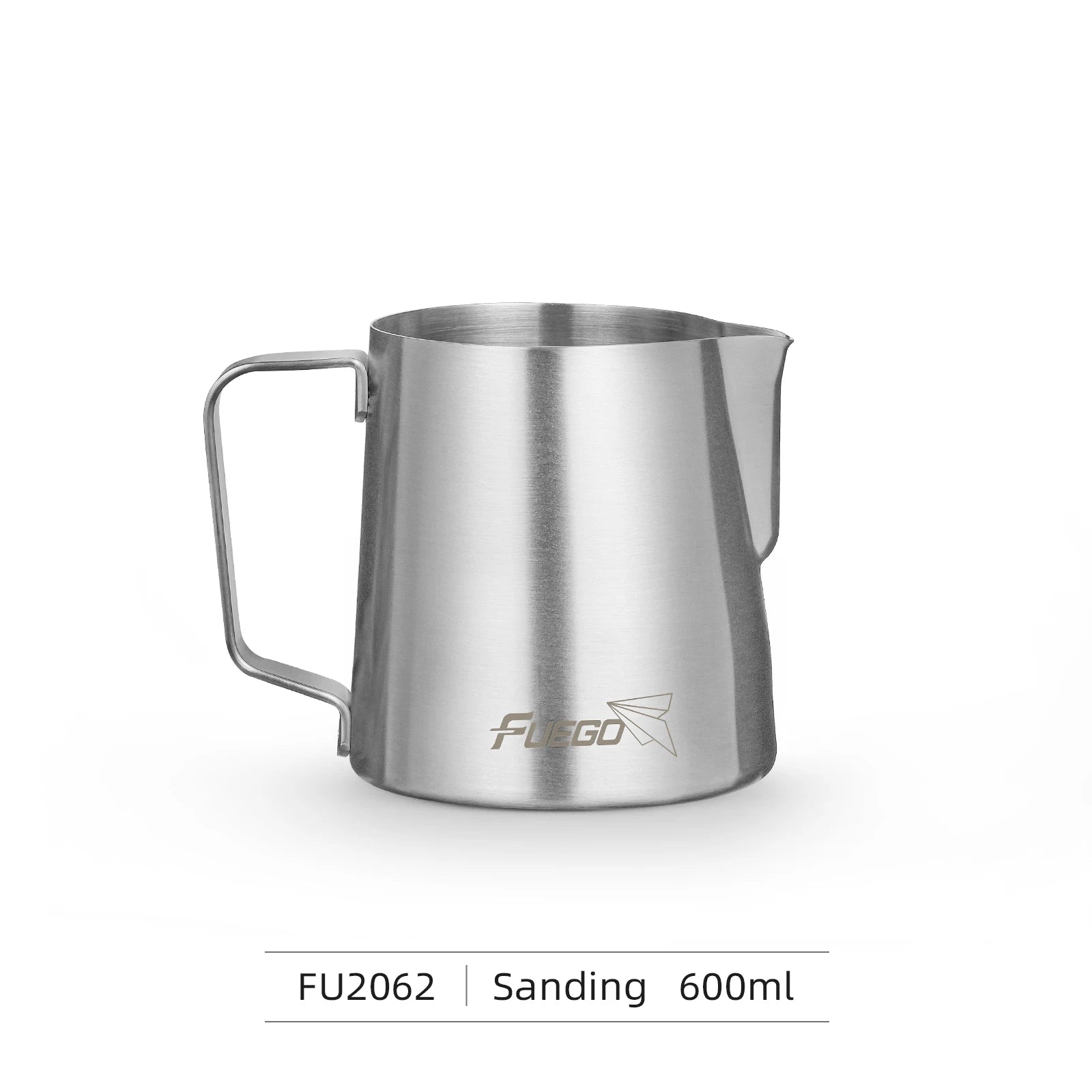 Fuego Milk Pitcher 350/600ml Coffee Latte Art Pitcher Stainless Steel Espresso Steaming Milk Frothing Jug Barista Accessories