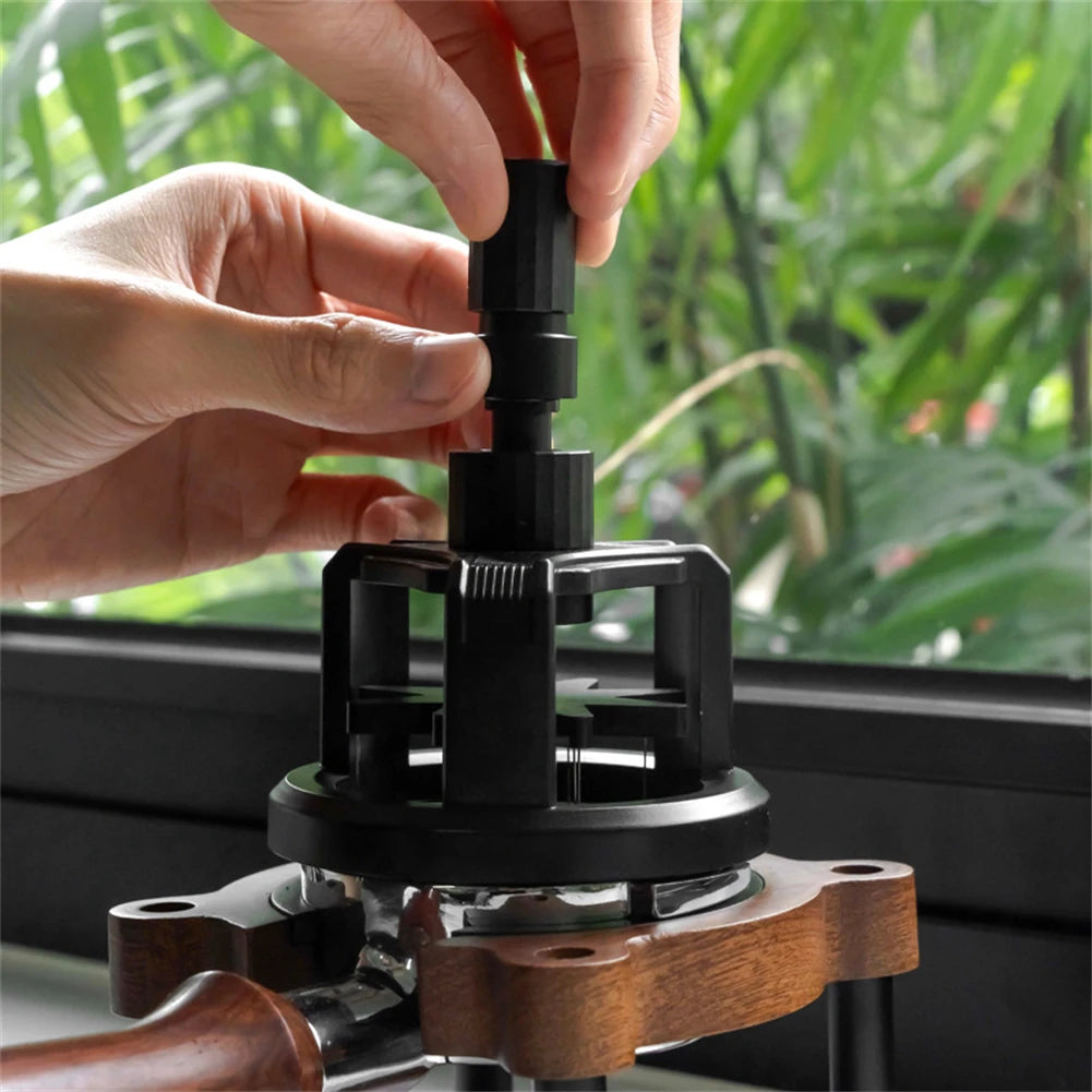 51mm 53mm 58mm Espresso Stirrer Adjustable Height Magnetic 10 Pin Espresso Stirrer Magnetic Dispenser Coffee Machine Accessories