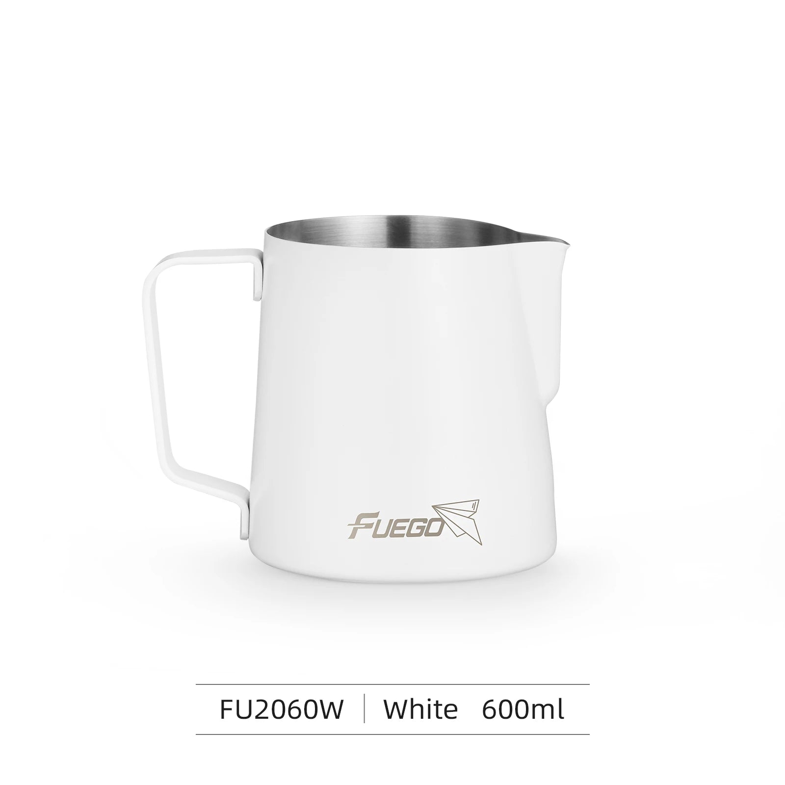 Fuego Milk Pitcher 350/600ml Coffee Latte Art Pitcher Stainless Steel Espresso Steaming Milk Frothing Jug Barista Accessories