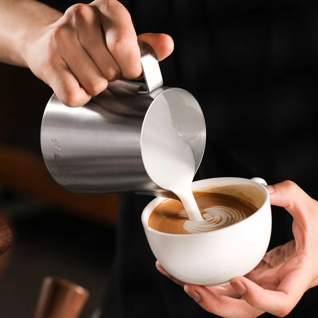 Fuego Milk Pitcher 350/600ml Coffee Latte Art Pitcher Stainless Steel Espresso Steaming Milk Frothing Jug Barista Accessories