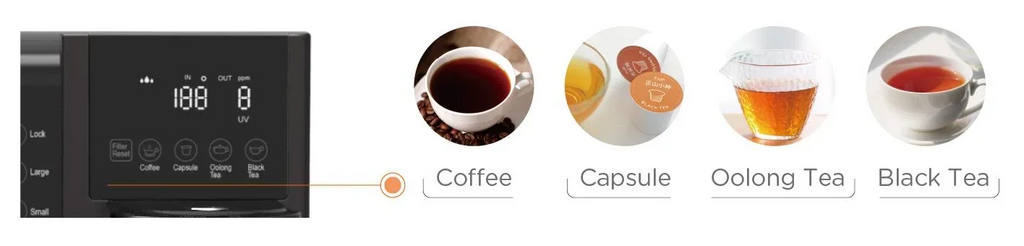 Tea extraction K-Cup coffee making machine with tea function