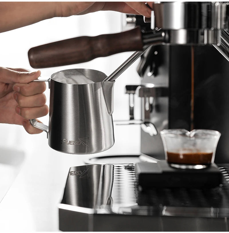 Fuego Milk Pitcher 350/600ml Coffee Latte Art Pitcher Stainless Steel Espresso Steaming Milk Frothing Jug Barista Accessories