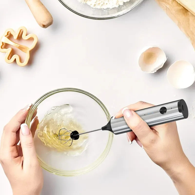 Wireless Electric Mini Milk Frother Coffee Whisk Portable Egg Beater Blender Kitchen Cooking Stirrer Cappuccino Coffee Maker