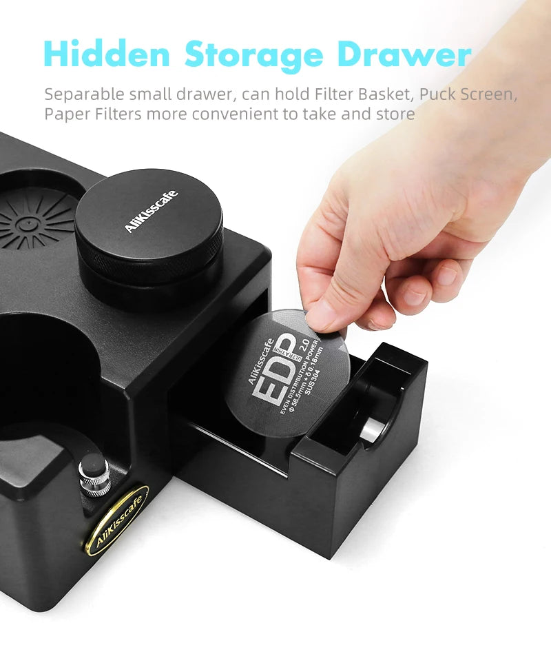 Coffee Tamping Station 51mm 54mm 58mm Portafialter Holder Stand Mat For Delonghi Breville E61 Espresso Accessories Barista Tools